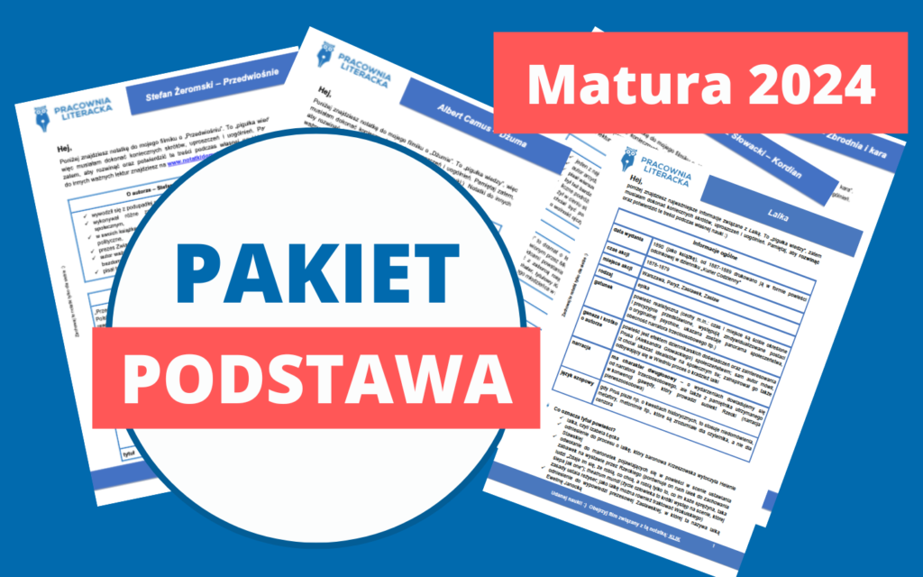 Notatki Do Matury - Notatki Z Języka Polskiego, Opracowania Lektur